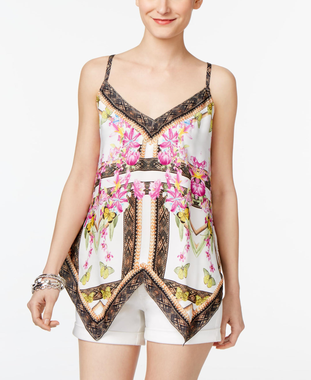 INC International Concepts Handkerchief Hem Top