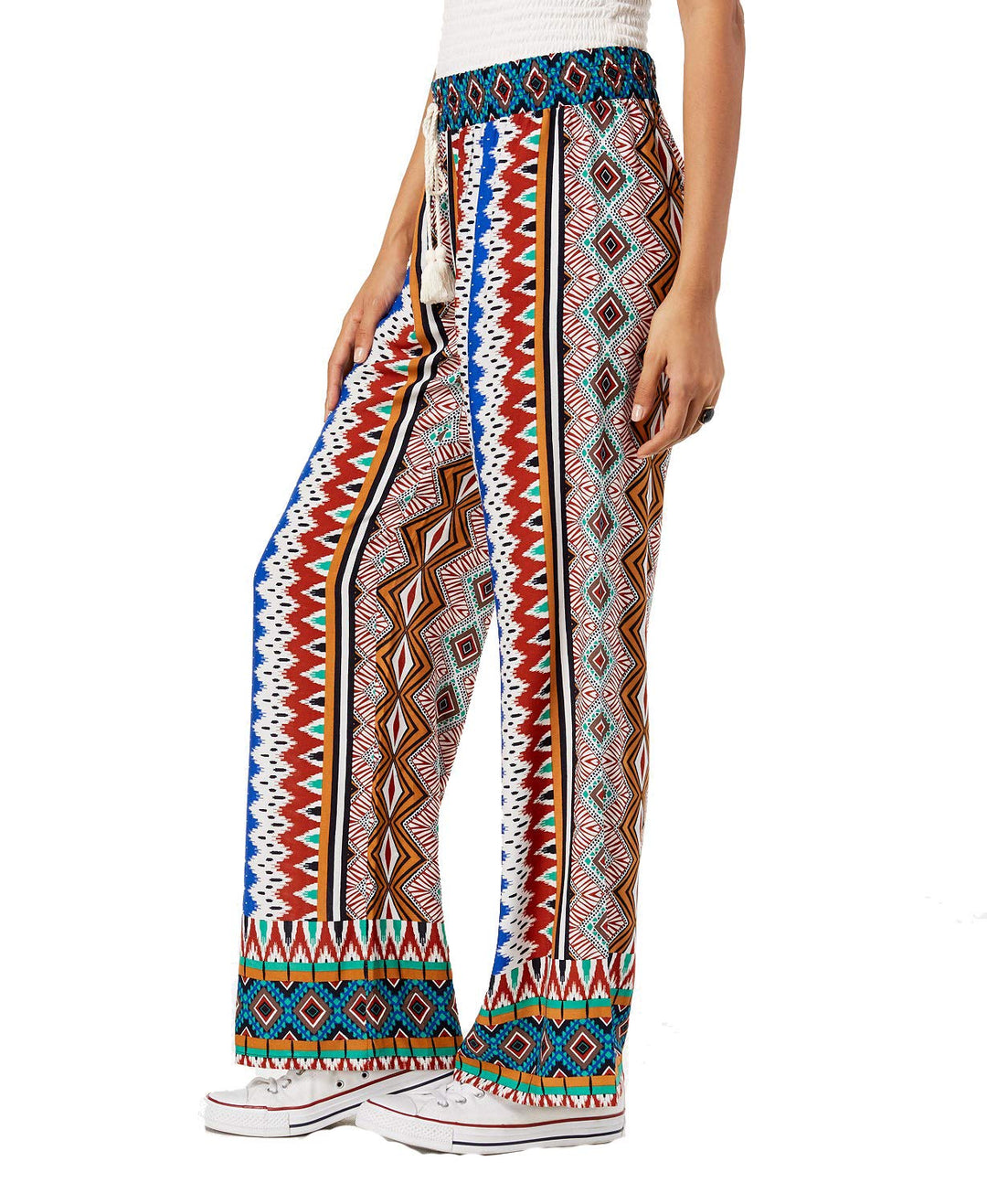 Be Bop Juniors Printed Wide Leg Pants