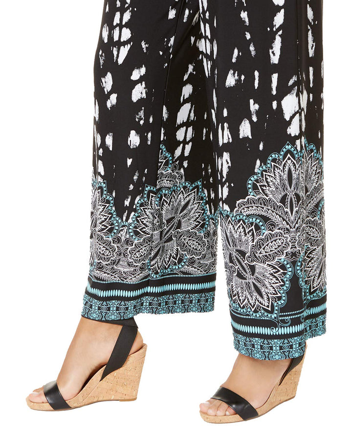 INC Sleeveless Printed Jumpsuit