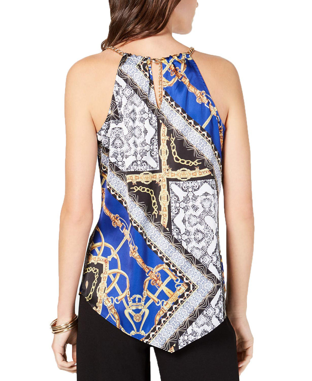 INC Chain Halter Top