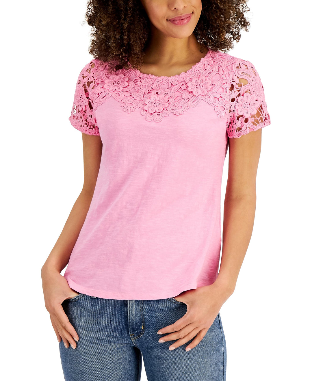 Charter Club Embroidered T-Shirt
