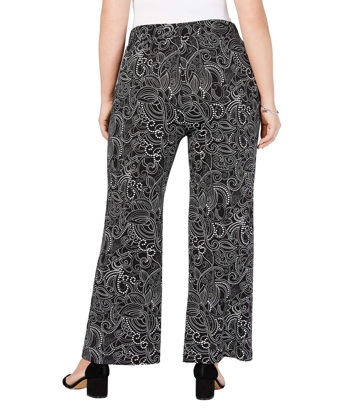 NY Collection Plus Petite Plus Printed Soft Pants