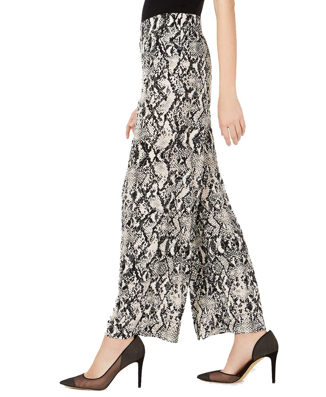 Printed Wide Leg Pants