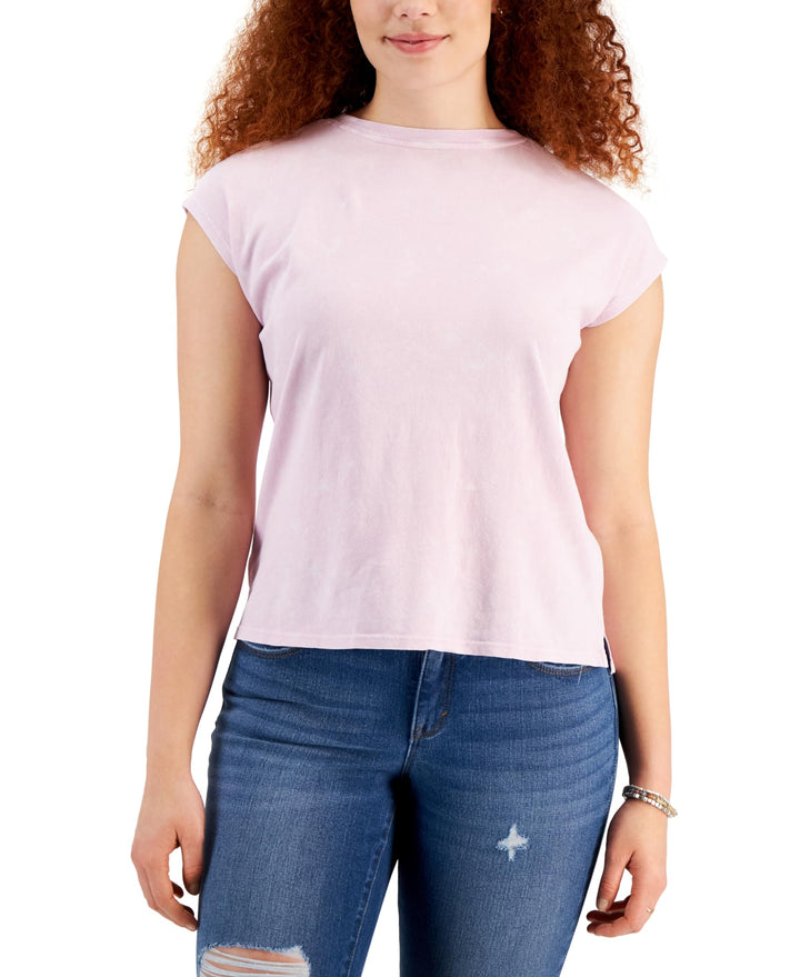 Style & Co Womens Cotton Crewneck T-Shirt
