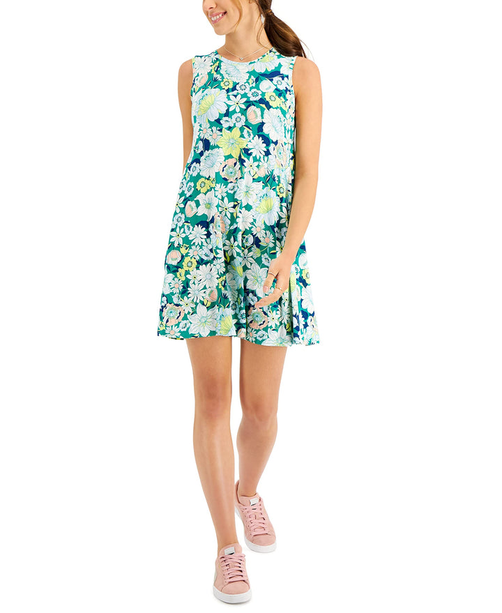 Style & Co Petite Sleeveless Printed Flip Flop Dress