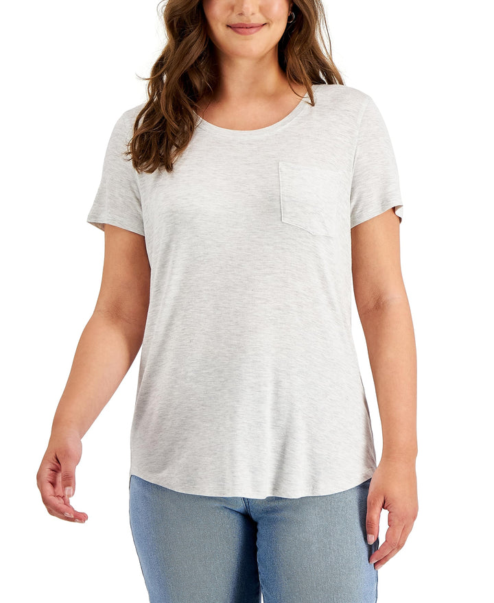 Style & Co Womens Scoop Neck Top