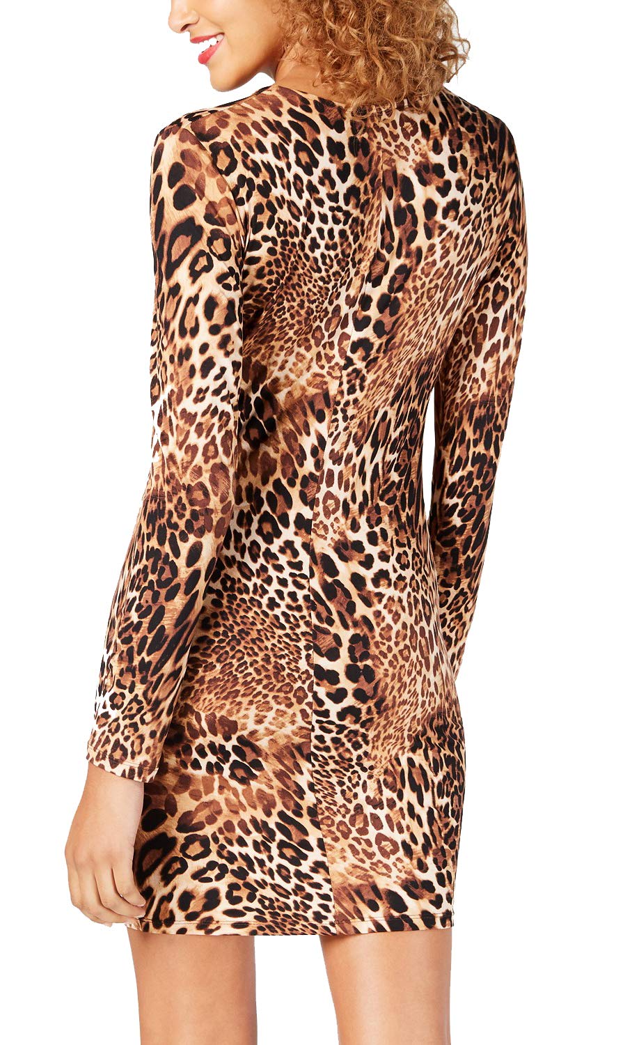 Ultra Flirt Juniors Leopard Print Bodycon Dress
