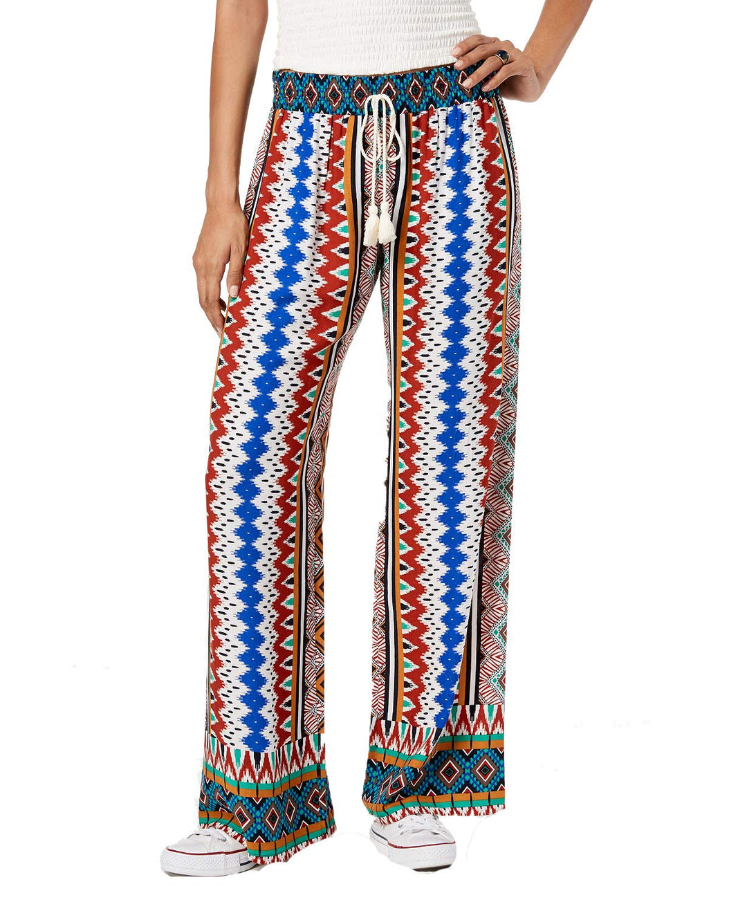 Be Bop Juniors Printed Wide Leg Pants