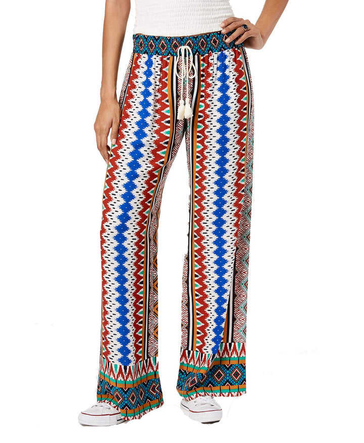 Be Bop Juniors Printed Wide Leg Pants