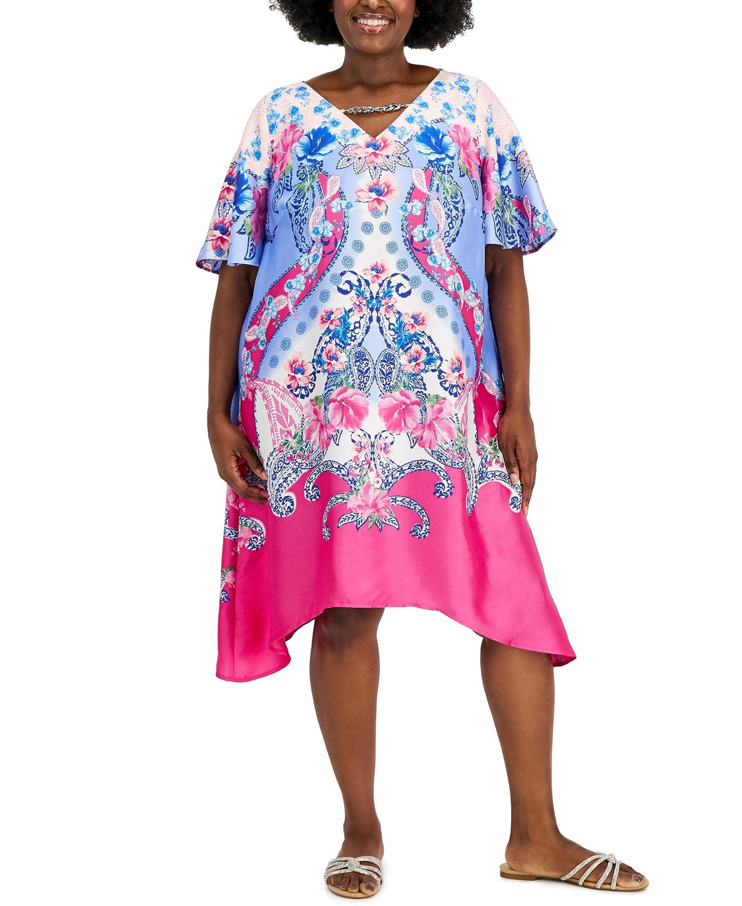 JM Collection Plus Size Enchanting Dream Swing Dress
