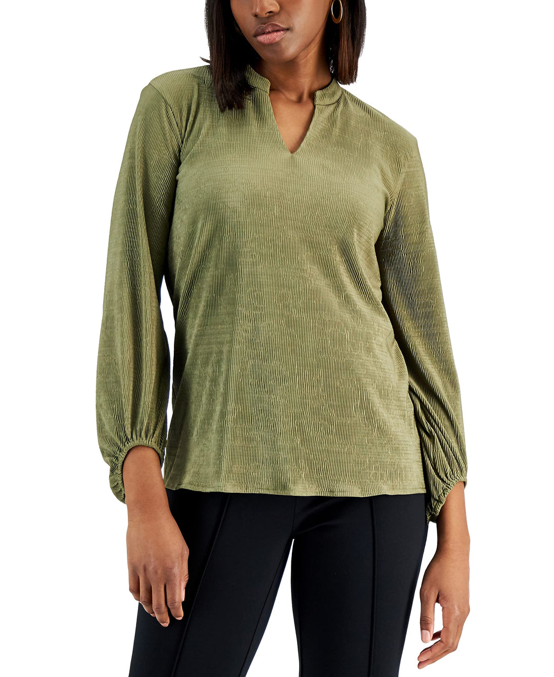 Alfani Balloon Sleeve Tunic