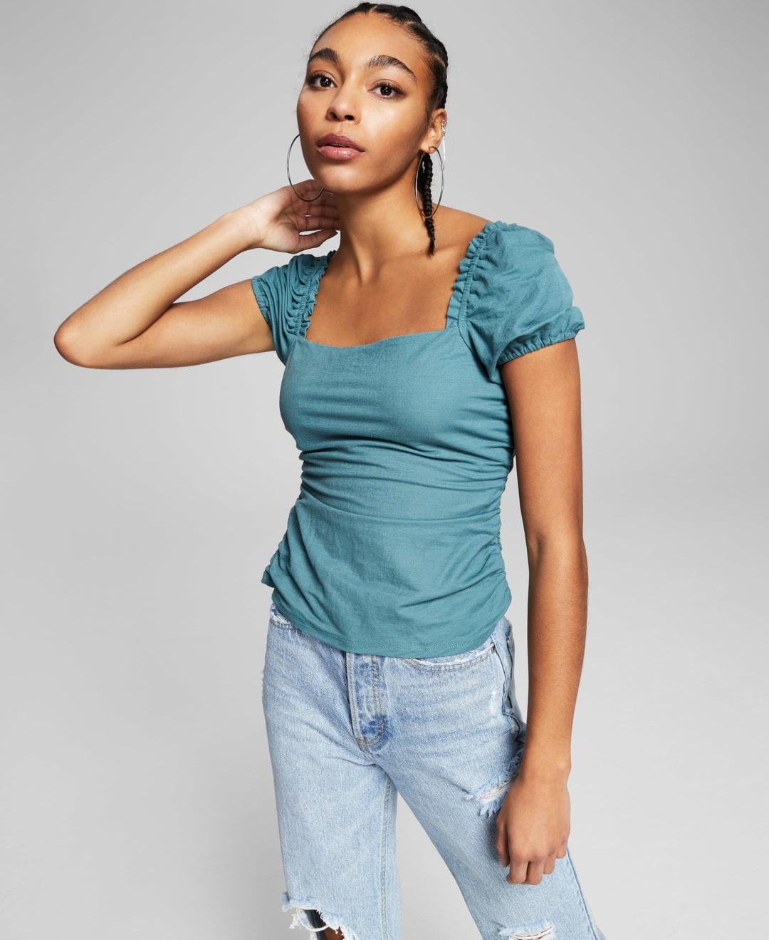 Now This Puff Sleeve Top