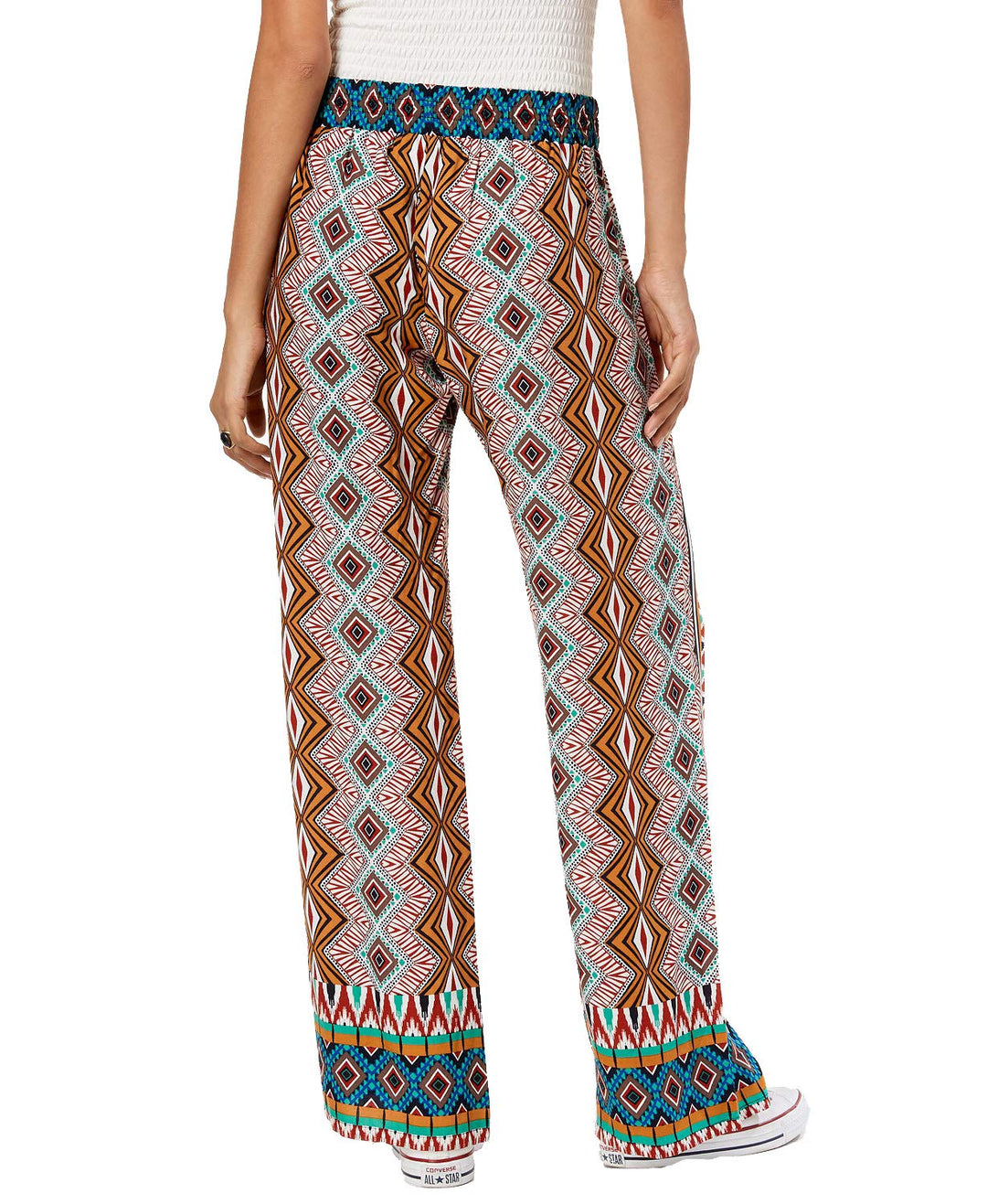 Be Bop Juniors Printed Wide Leg Pants