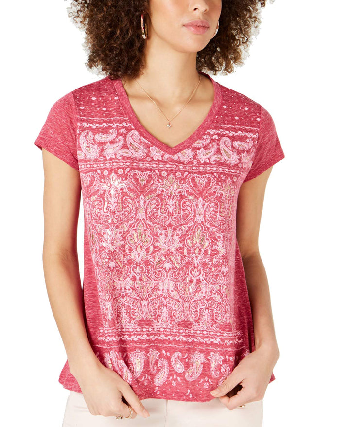 Graphic-Print Swing T-Shirt