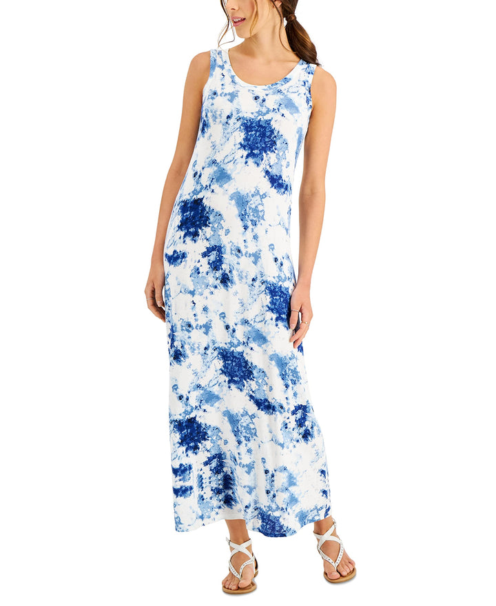Style & Co Petite Tie Dye Maxi Dress