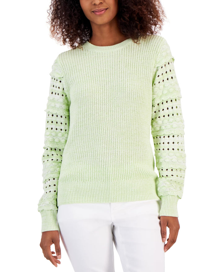 International Concepts Womens Mixed Knit Sweater