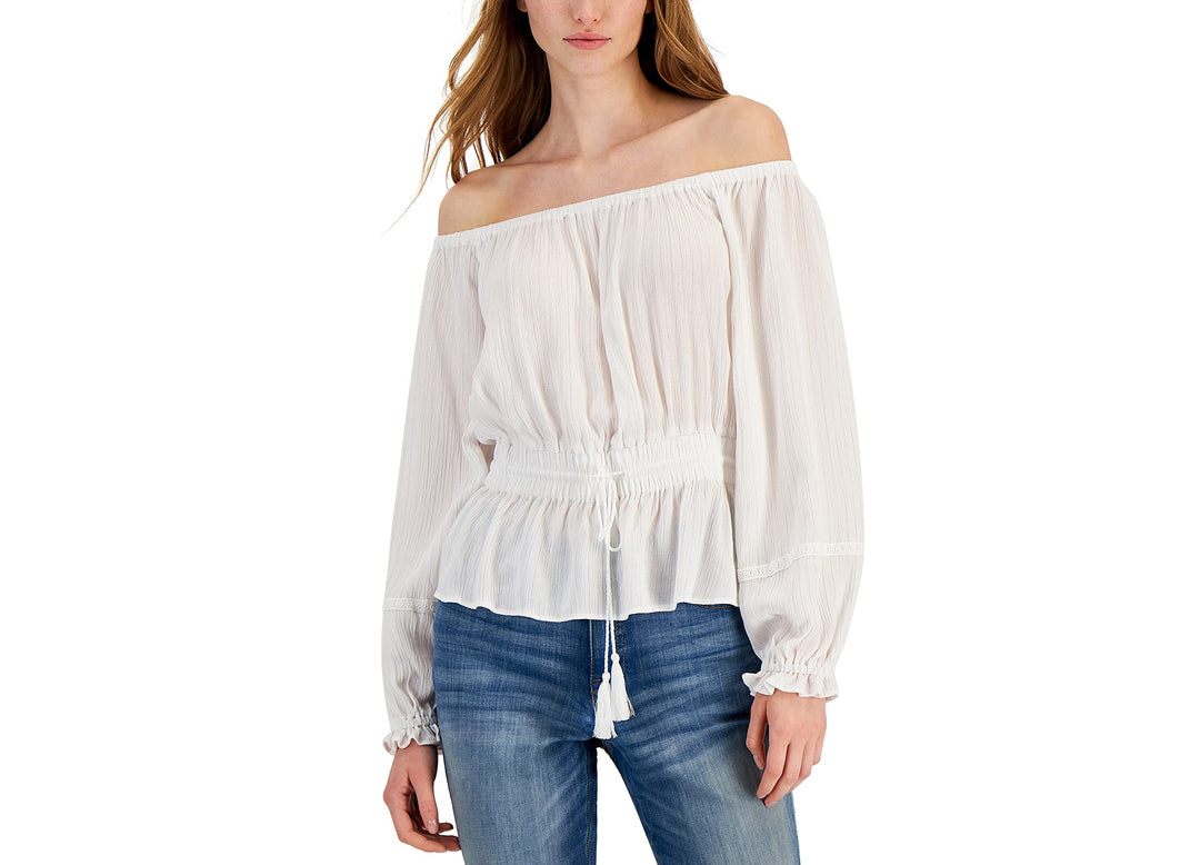 INC International Concepts Womens Metallic Detail Top