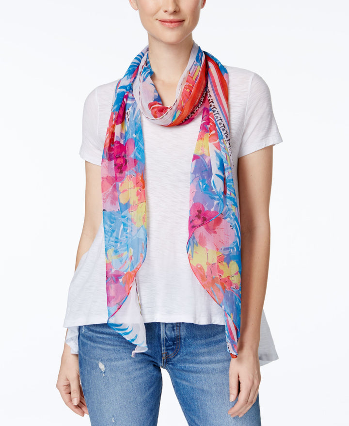 INC International Concepts Hibiscus Garden Scarf