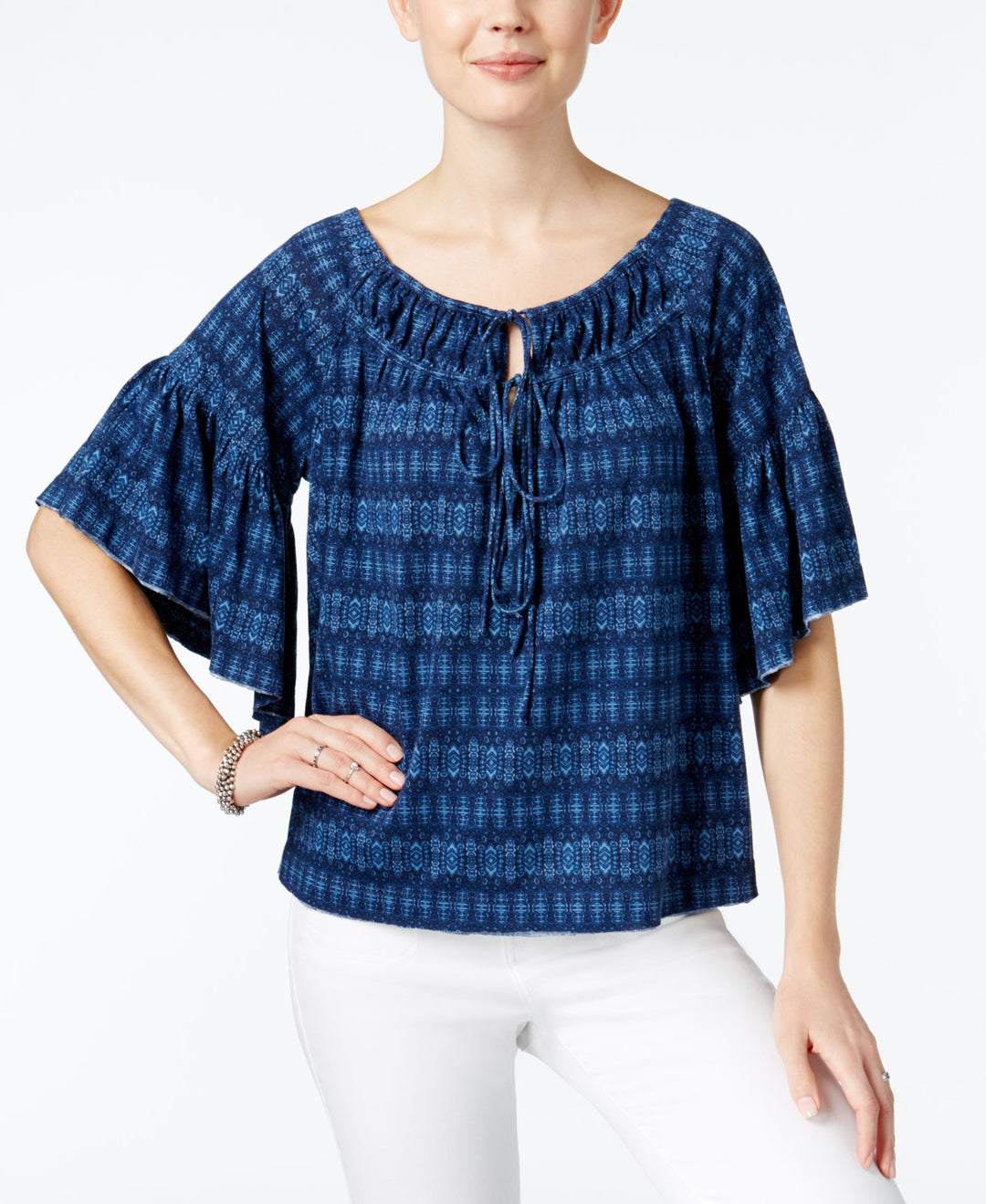 William Rast Gigi Off The Shoulder Peasant Top