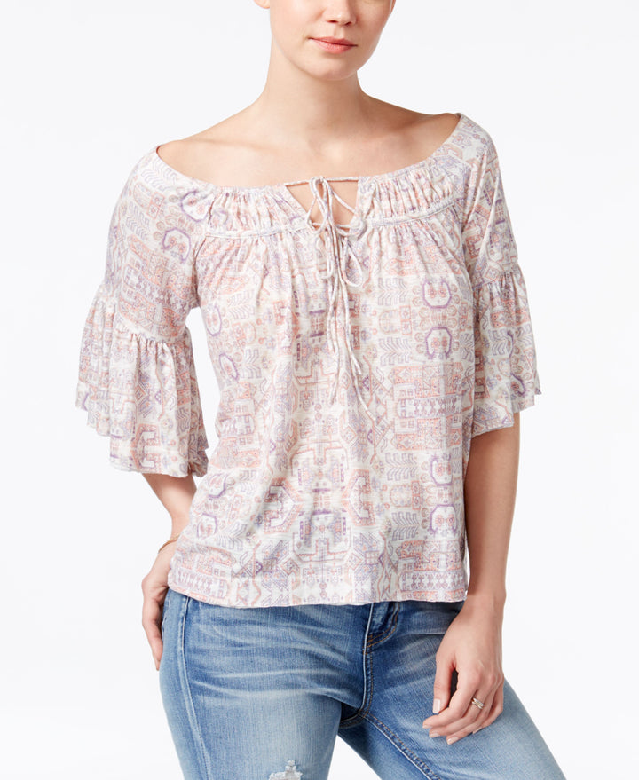 William Rast Gigi Off The Shoulder Peasant Top