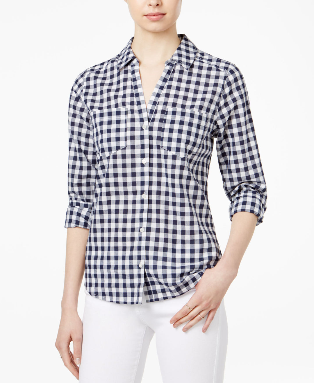 Maison Jules Cotton Gingham Shirt