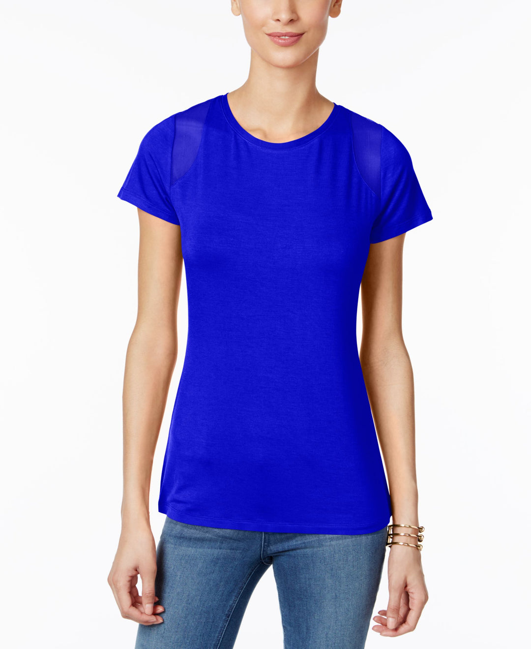 INC International Concepts Mesh Inset T-Shirt