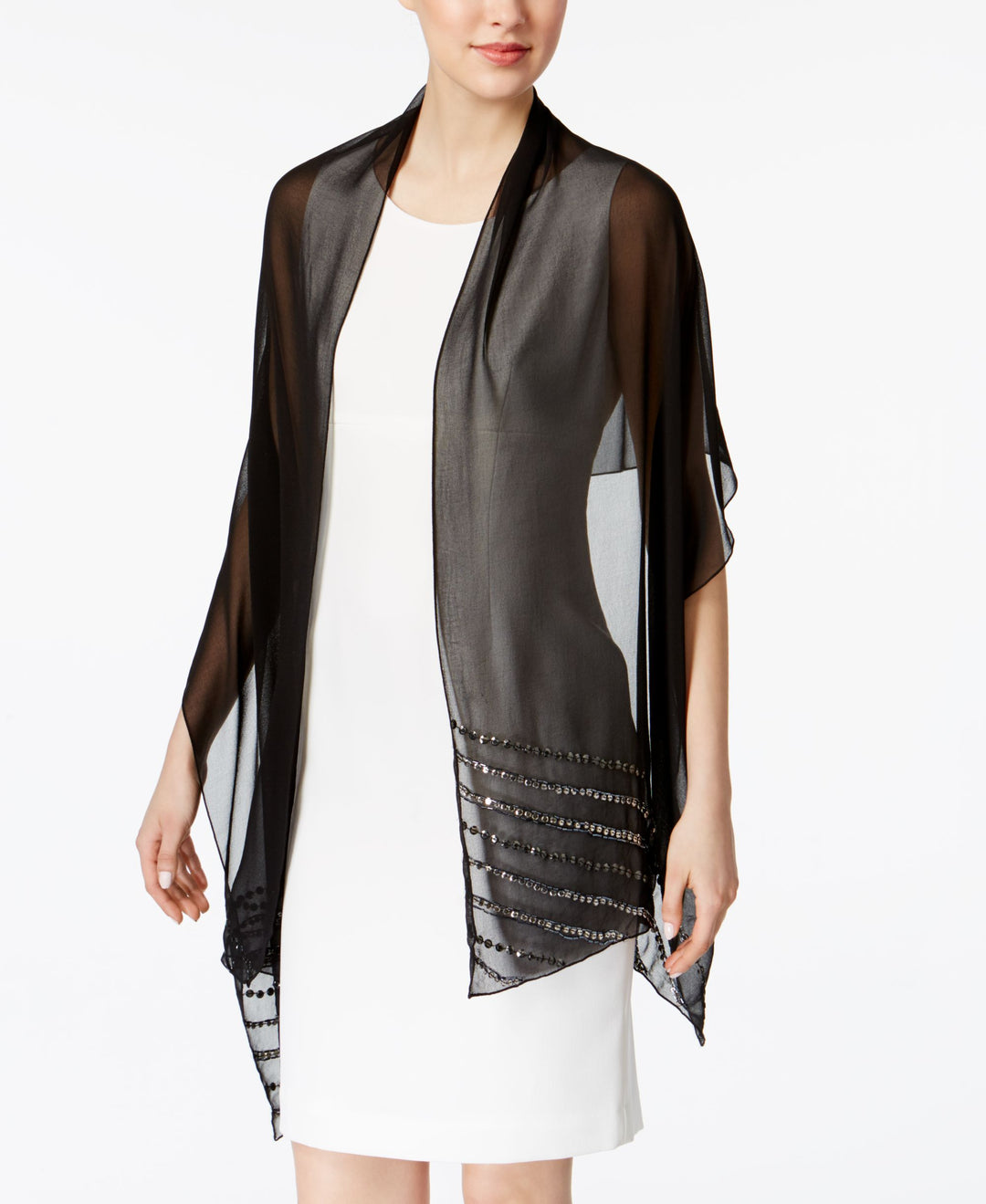 INC International Concepts Diagonal Beaded Wrap