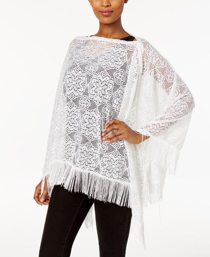 INC International Concepts Lace Two Way Poncho