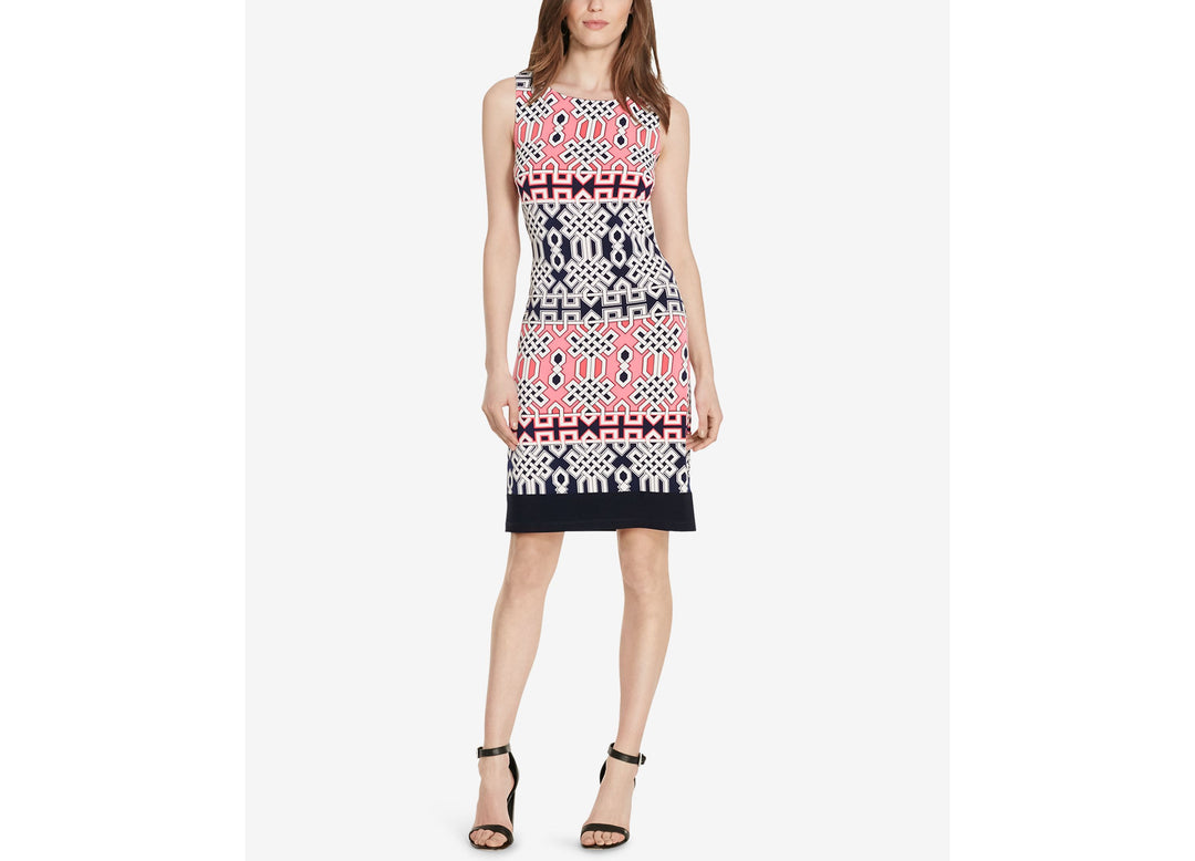 American Living Geo Print Jersey Dress