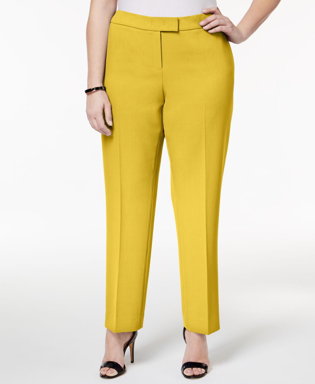 Anne Klein Plus Size Straight Leg Pants