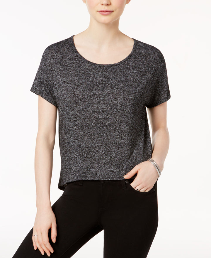 BAR III High Low Zip Back T-Shirt