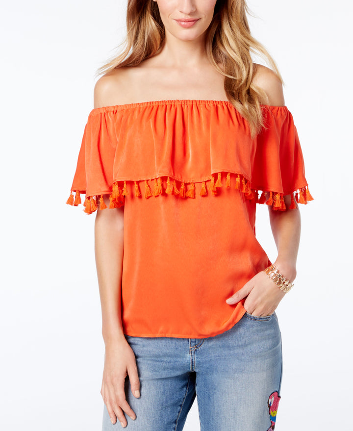 INC International Concepts Popsicle Off The Shoulder Top