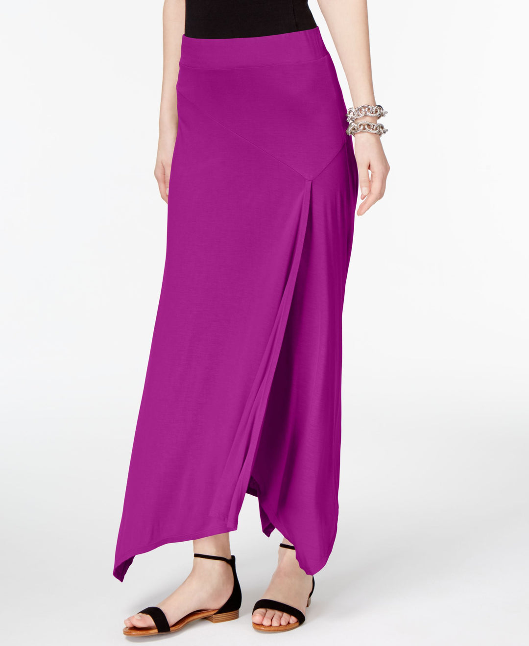 INC International Concepts Handkerchief Hem Maxi Skirt