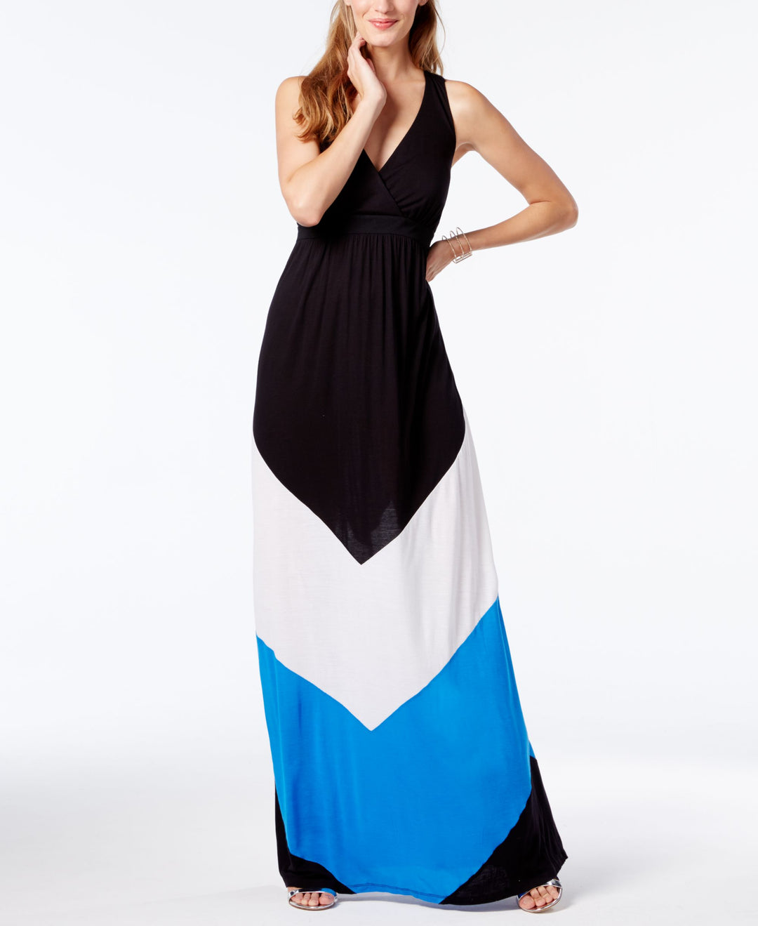 INC International Concepts Popsicle Colorblocked Maxi Dress