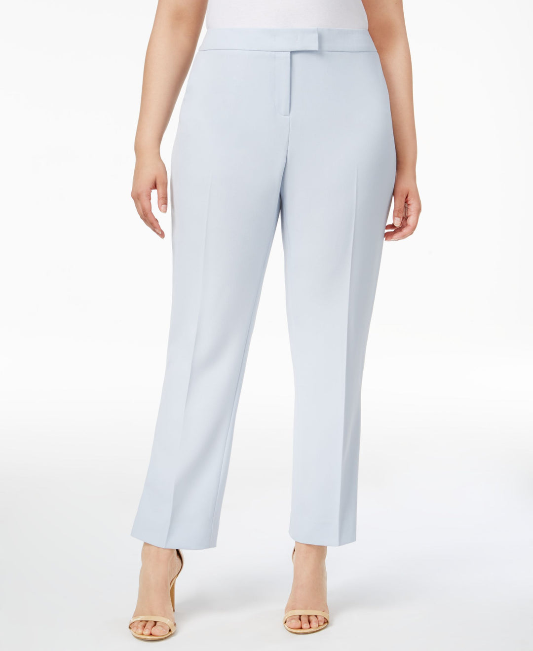 Anne Klein Plus Size Straight Leg Pants