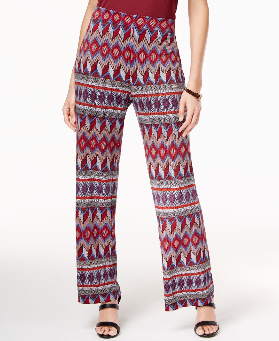 NY Collection Printed Soft Pants