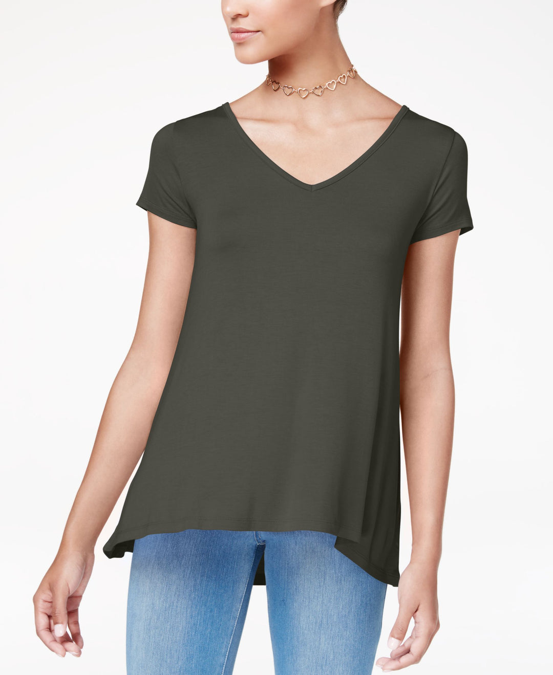 Hippie Rose Juniors Strappy Back T-Shirt