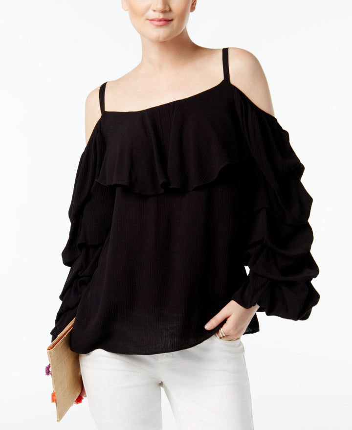 INC International Concepts Cold Shoulder Top