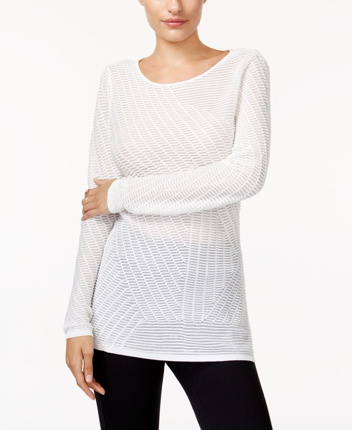 BAR III Cross Back Tunic Sweater