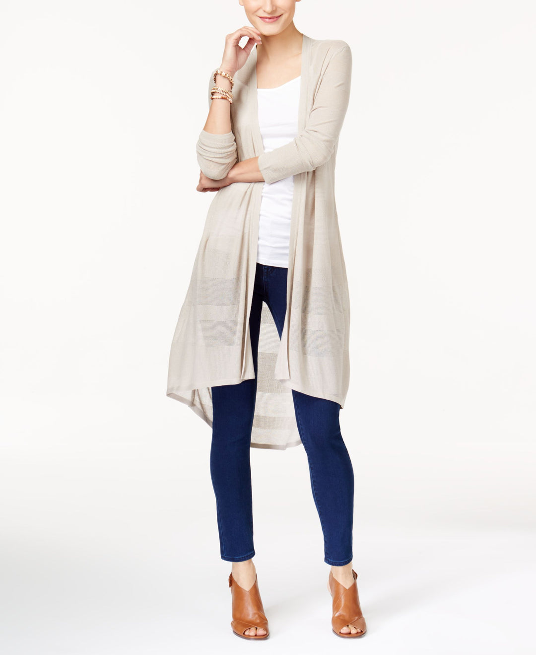 Style & Co High Low Duster Cardigan
