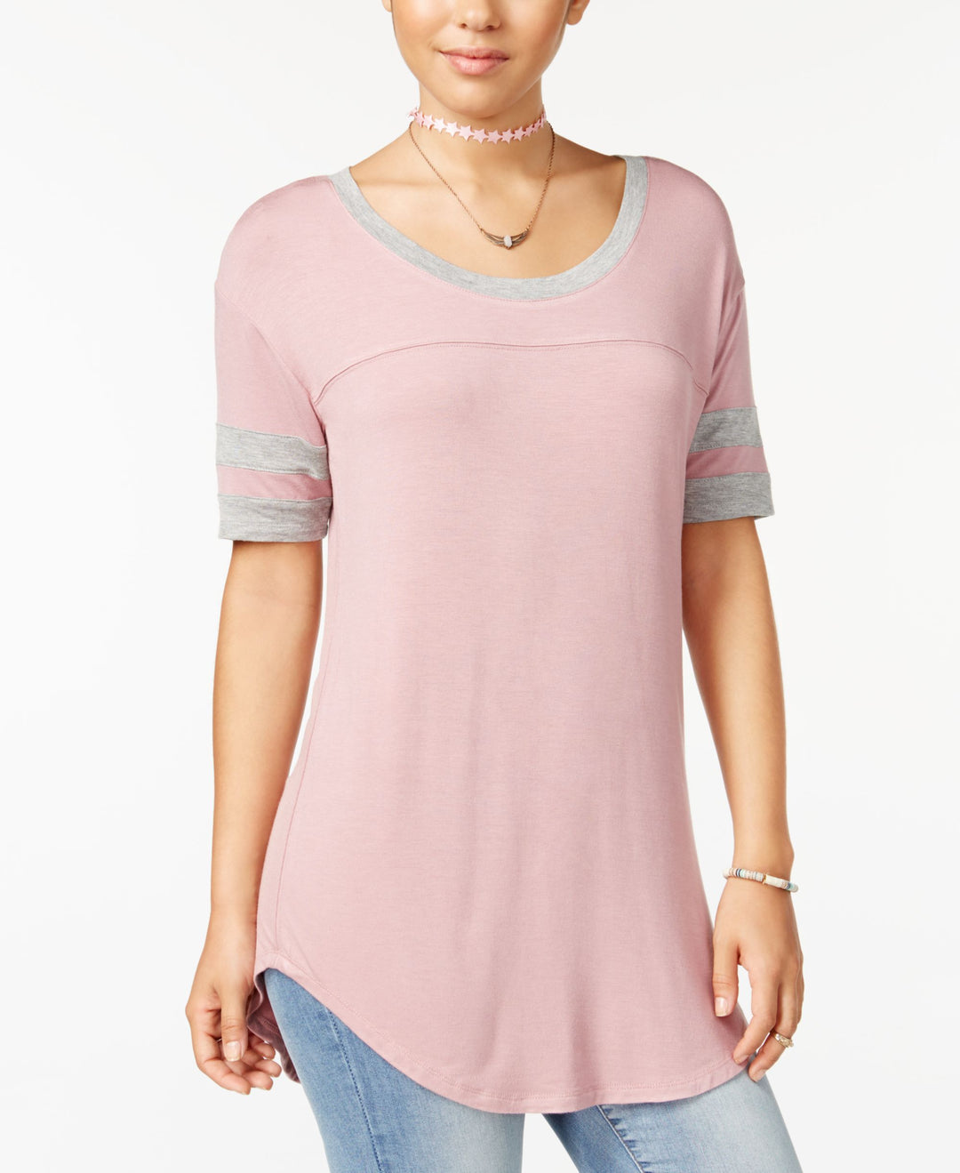 Juniors' Rugby-Stripe High-Low Tunic