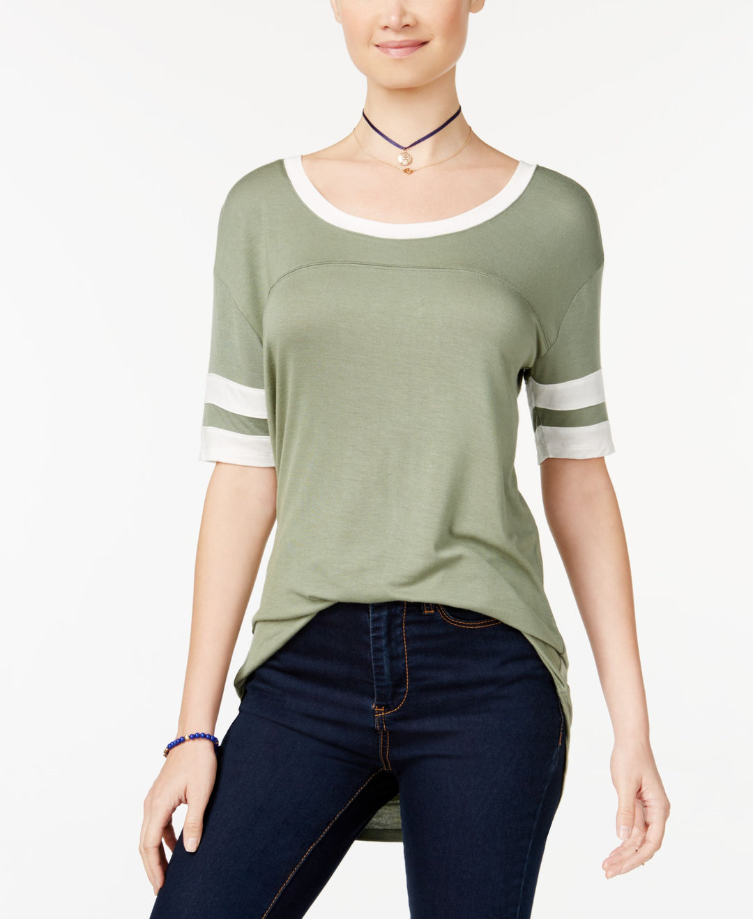 Juniors' Rugby-Stripe High-Low Tunic