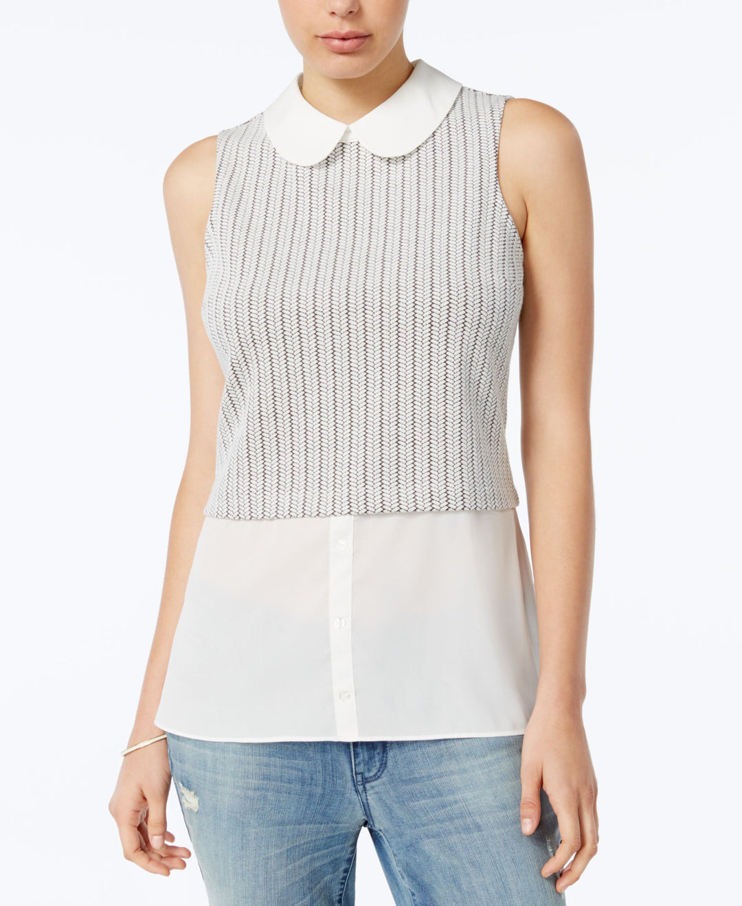 Maison Jules Layered Look Shirt