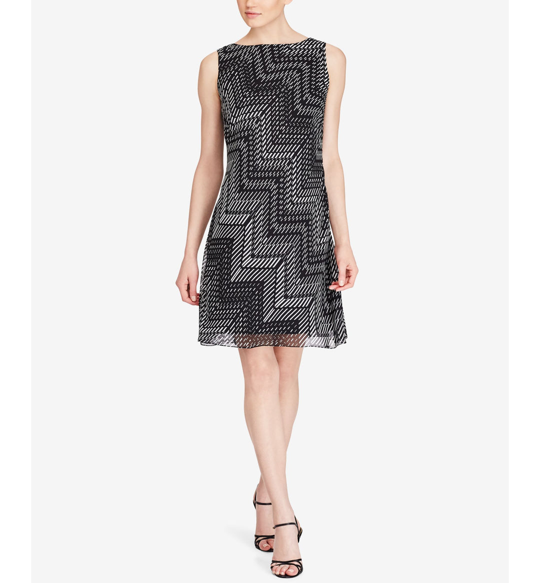 American Living Printed Georgette Dress – USAFashion