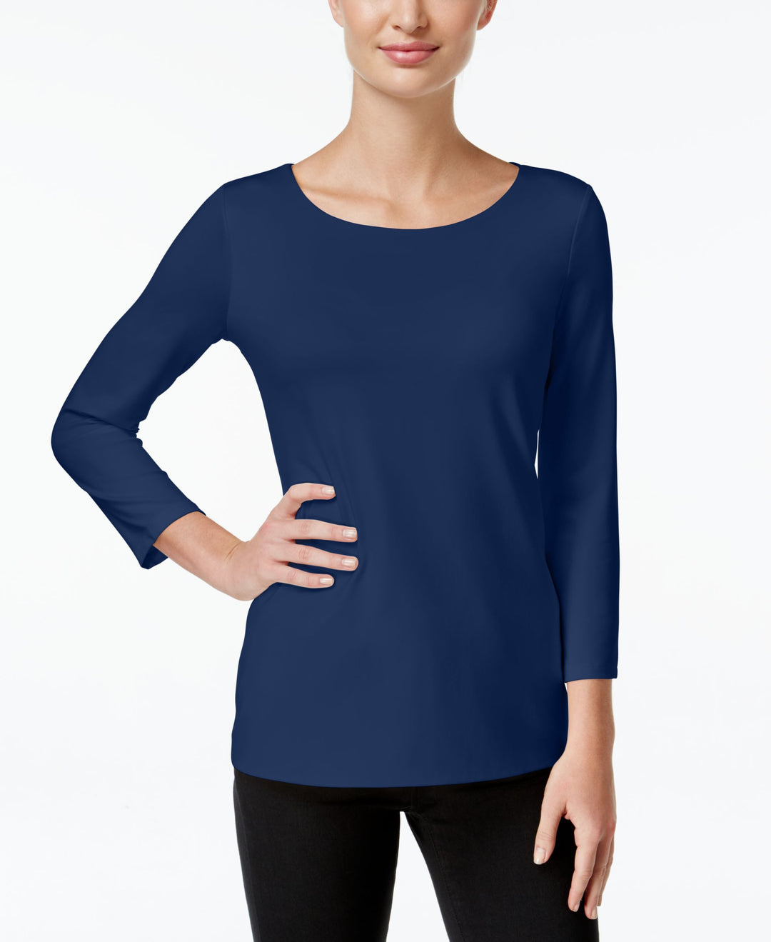 Charter Club Three Quarter Sleeve Top