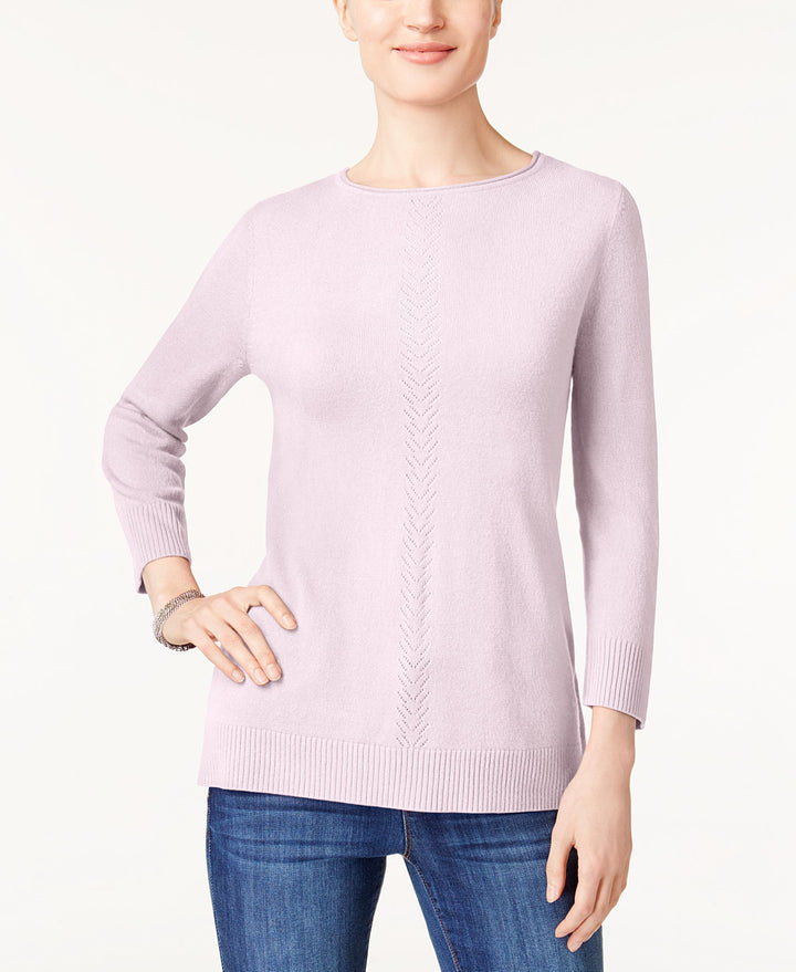 Karen Scott Luxsoft Rolled Neck Sweater