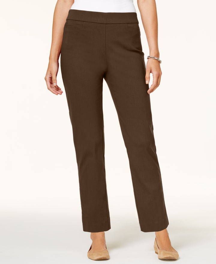 Alfred Dunner Classics Allure Pull On Slim Leg Pants