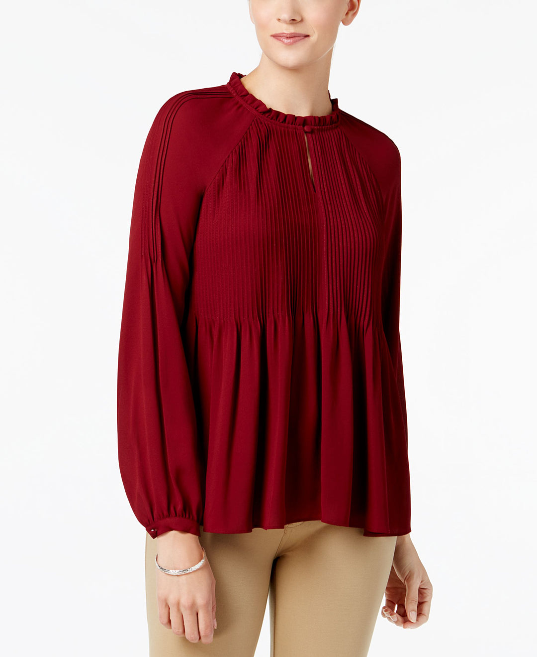 Charter Club Pleated Top