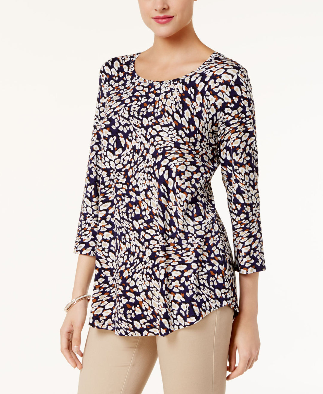 JM Collection Printed T-Shirt