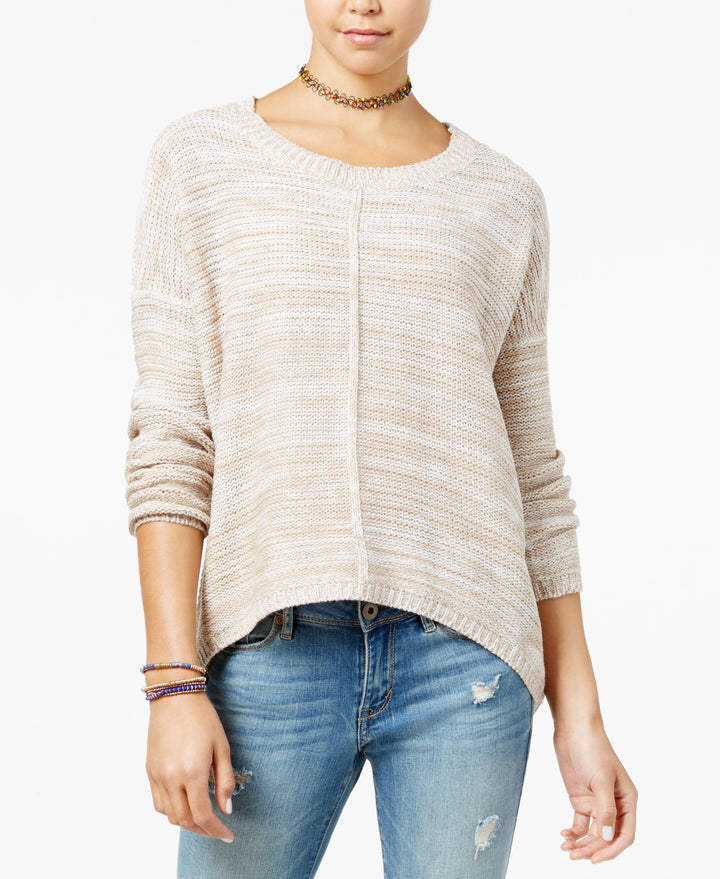 Ultra Flirt Juniors Slouchy High Low Sweater
